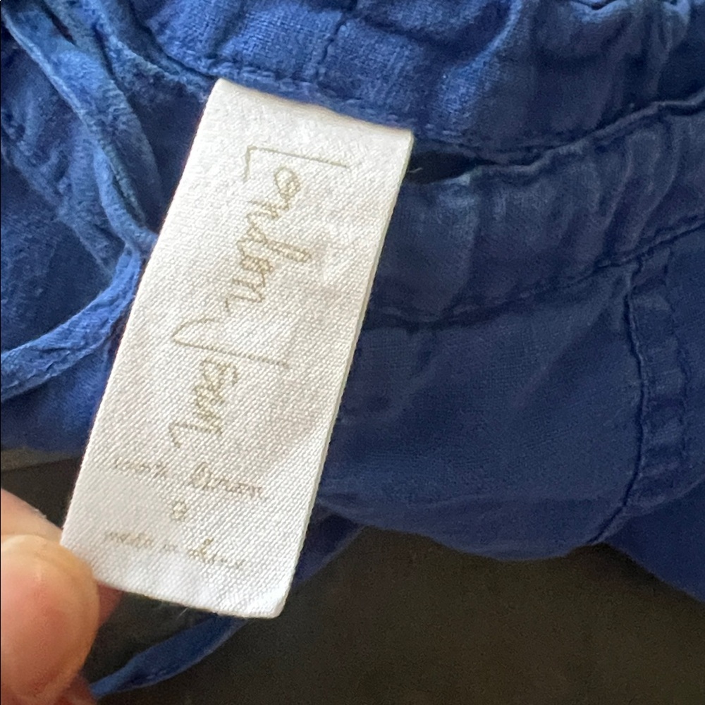 Set of 2 pairs of LONDON JEAN 100% linen drawstring pants - Picture 4 of 4